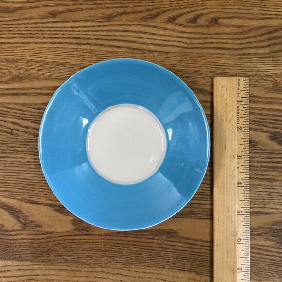 Lot of 5 Starbucks Coffee Ceramic Pastel Color Saucer 2006 6” Dessert Plate Dish - Picture 5 of 5